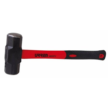 URREA Urrea Octagonal Sledge Hammer, 1435GFV, 4Lb Head, 15-1/4" Fiberglass Handle 1435GFV